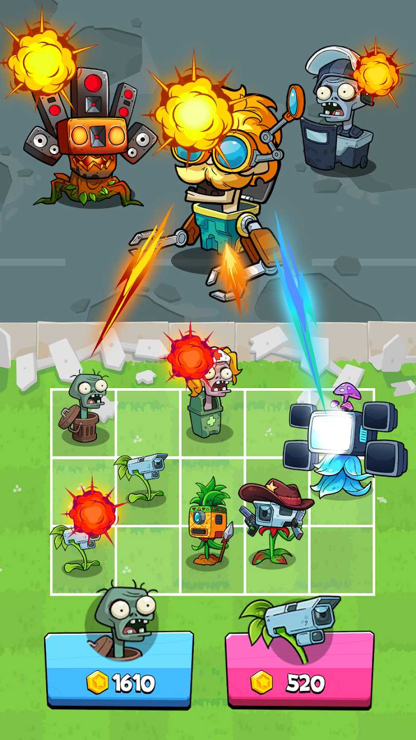 合并战争:马桶人大战僵尸