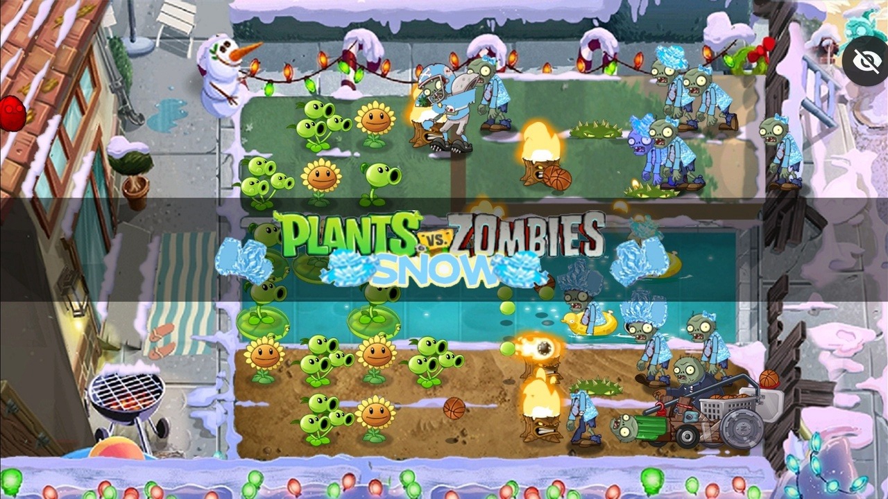 植物大战僵尸TV雪触控版(辅助菜单)