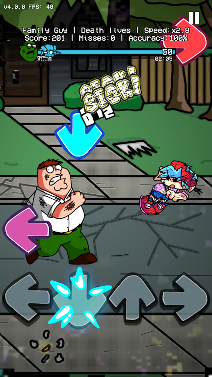 FNF击败黑暗皮卡