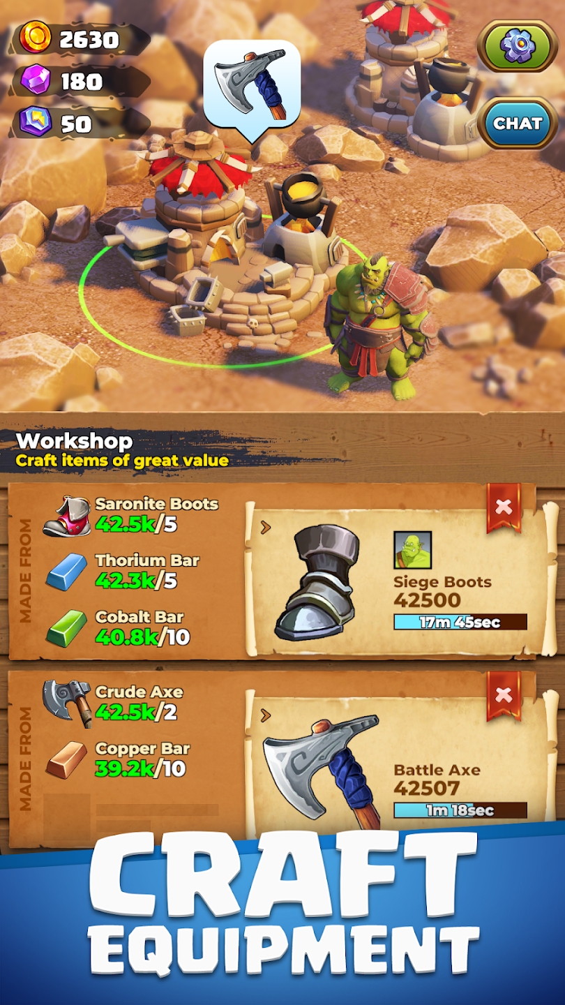 矿石工艺:兽人采矿营地