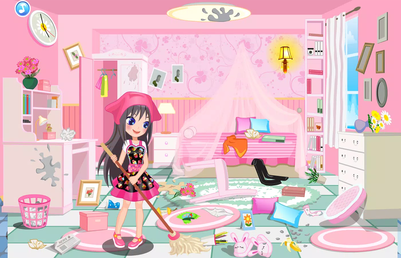 清理房屋部分的游戏