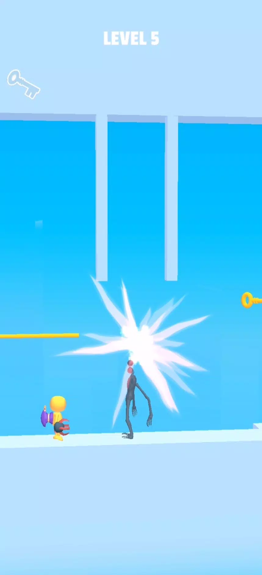 用绳索拴住敌人