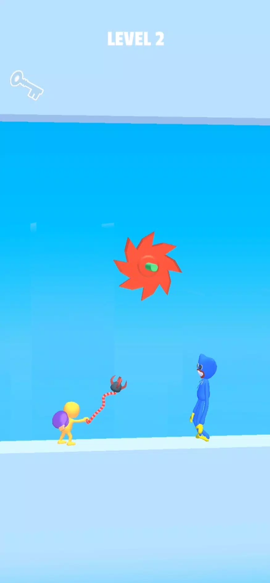 用绳索拴住敌人