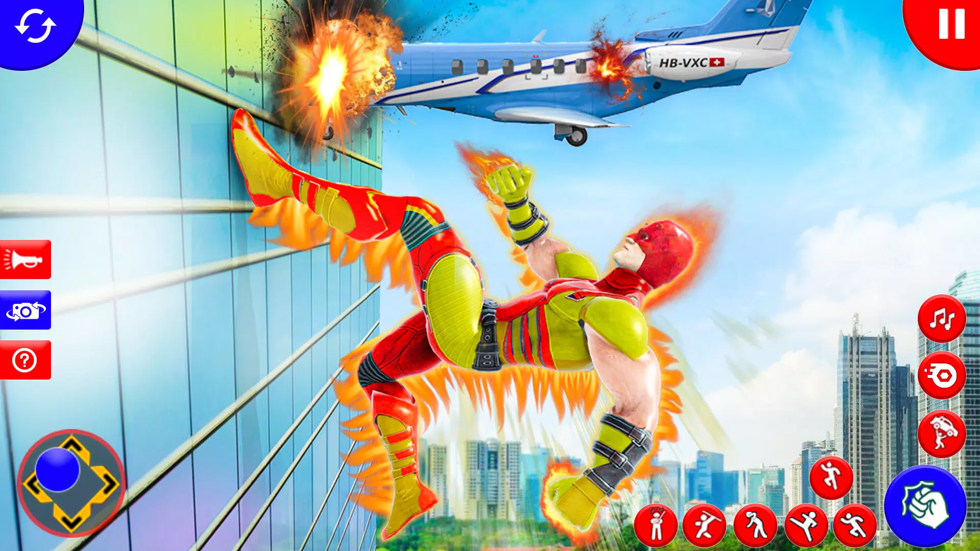 火焰英雄3D:超级英雄游戏