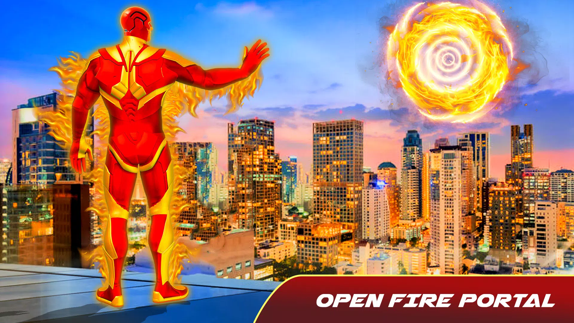 火焰英雄3D:超级英雄游戏