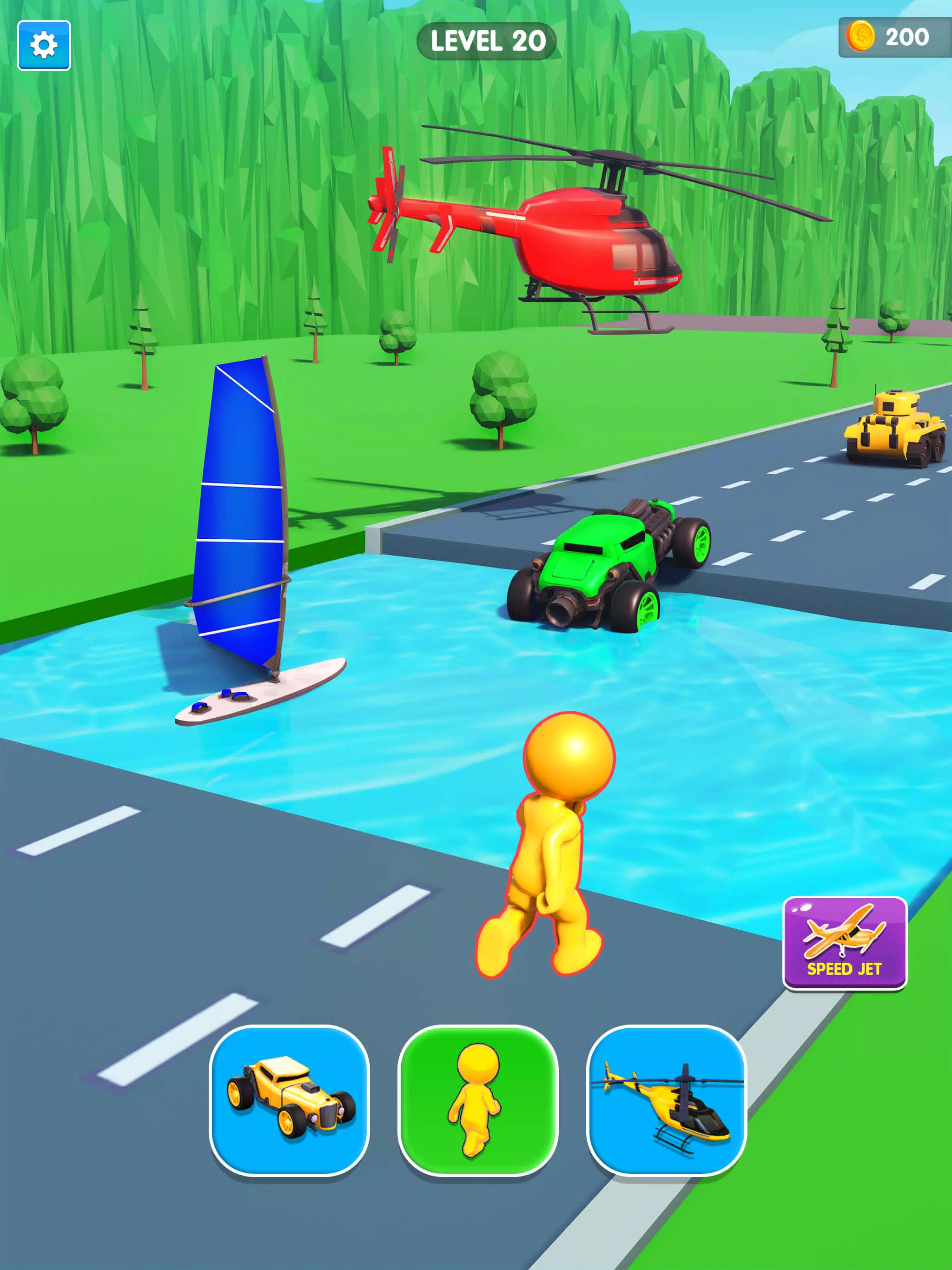 形状变化：改变比赛