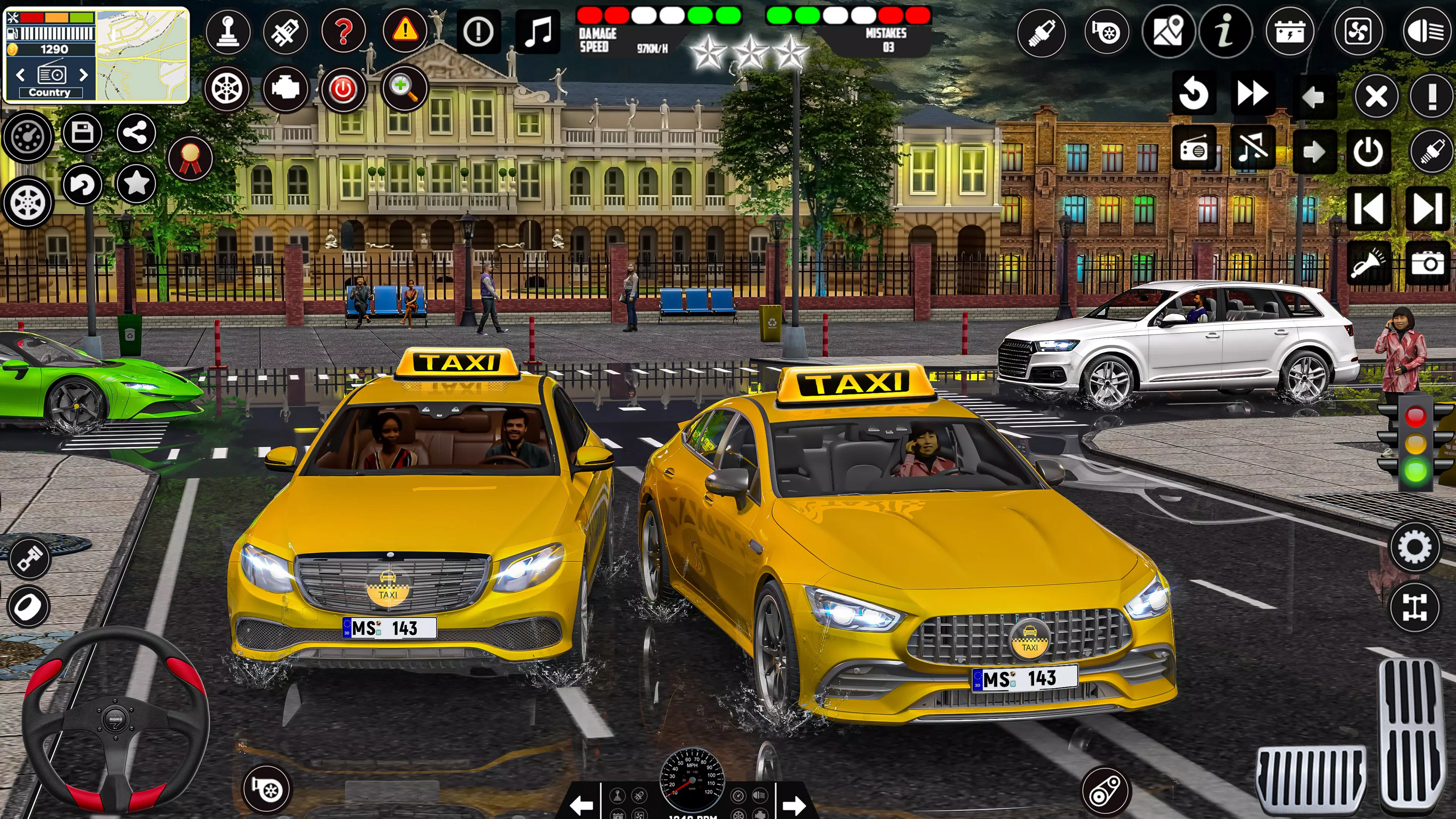 出租车驾驶：出租车游戏