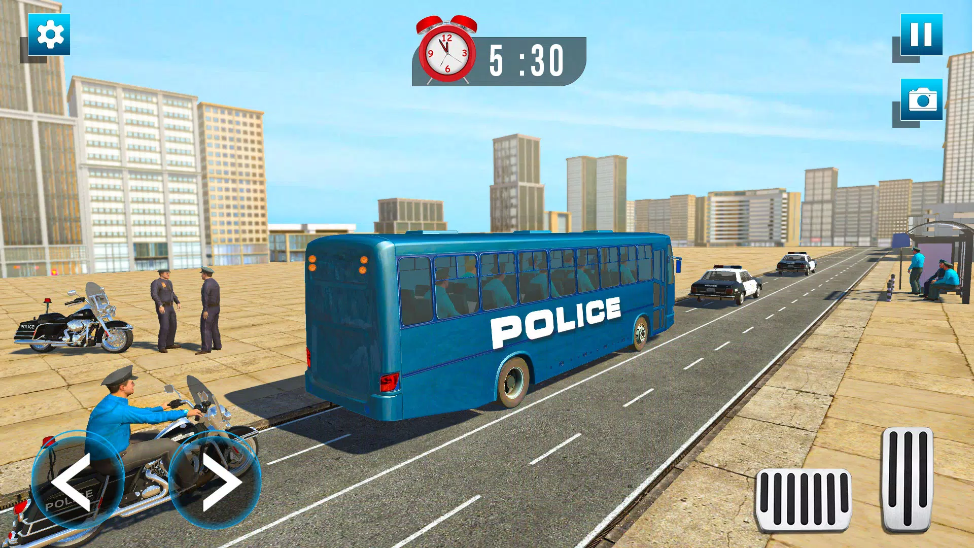 警用巴士游戏巴士模拟器