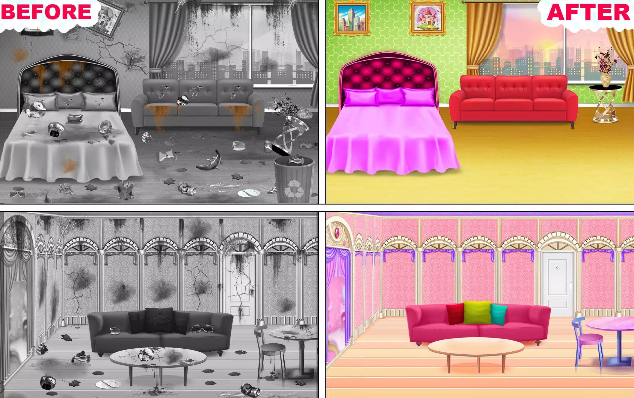 酒店客房清洁女孩游戏