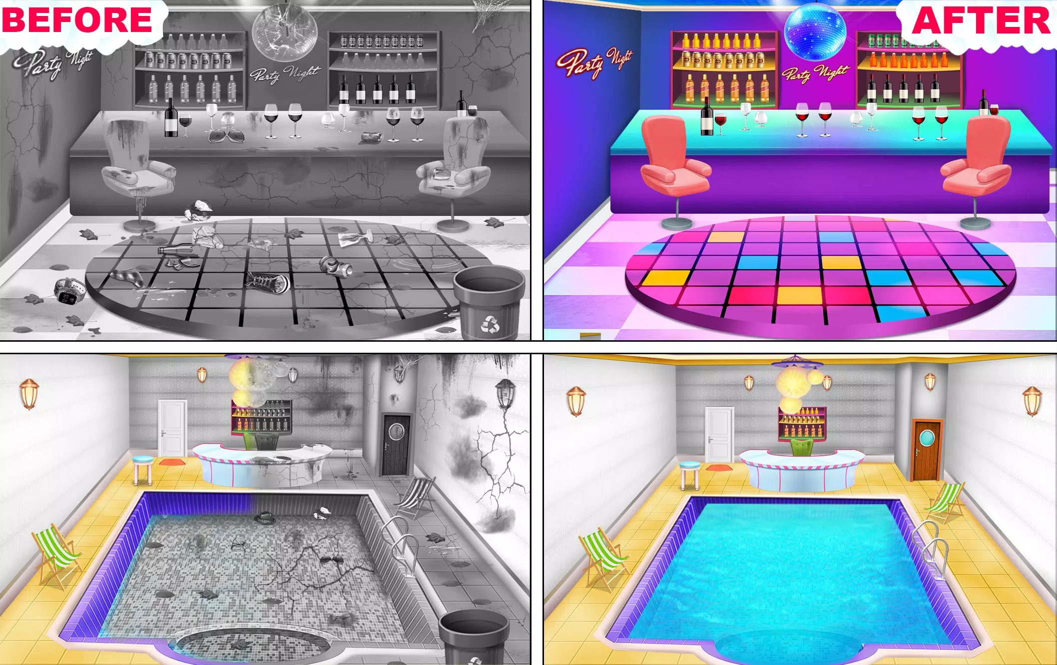 酒店客房清洁女孩游戏