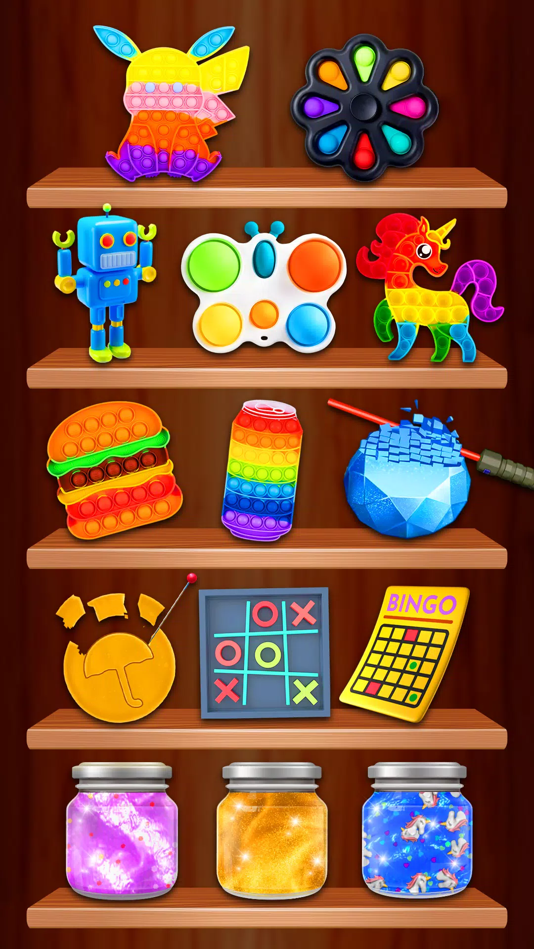 抗压力流行Fidget游戏