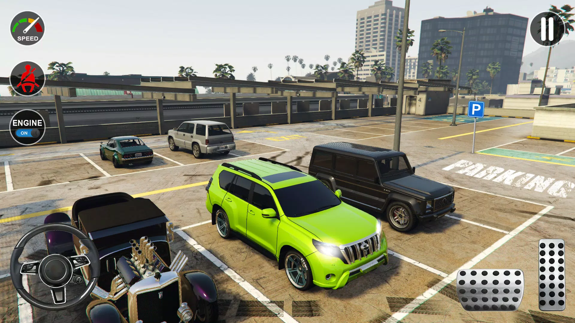 普拉多停车场3D汽车游戏 普拉多停车场3D汽车游戏