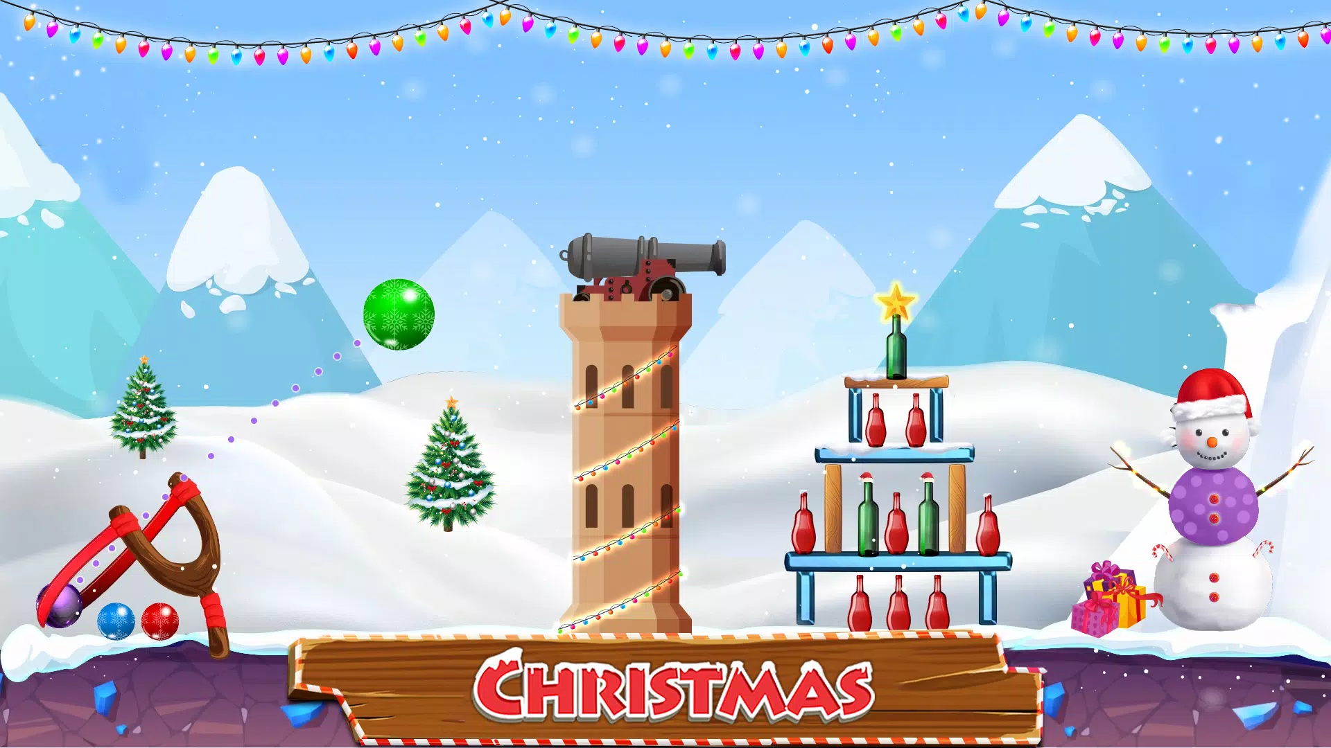 瓶子射击弹弓游戏