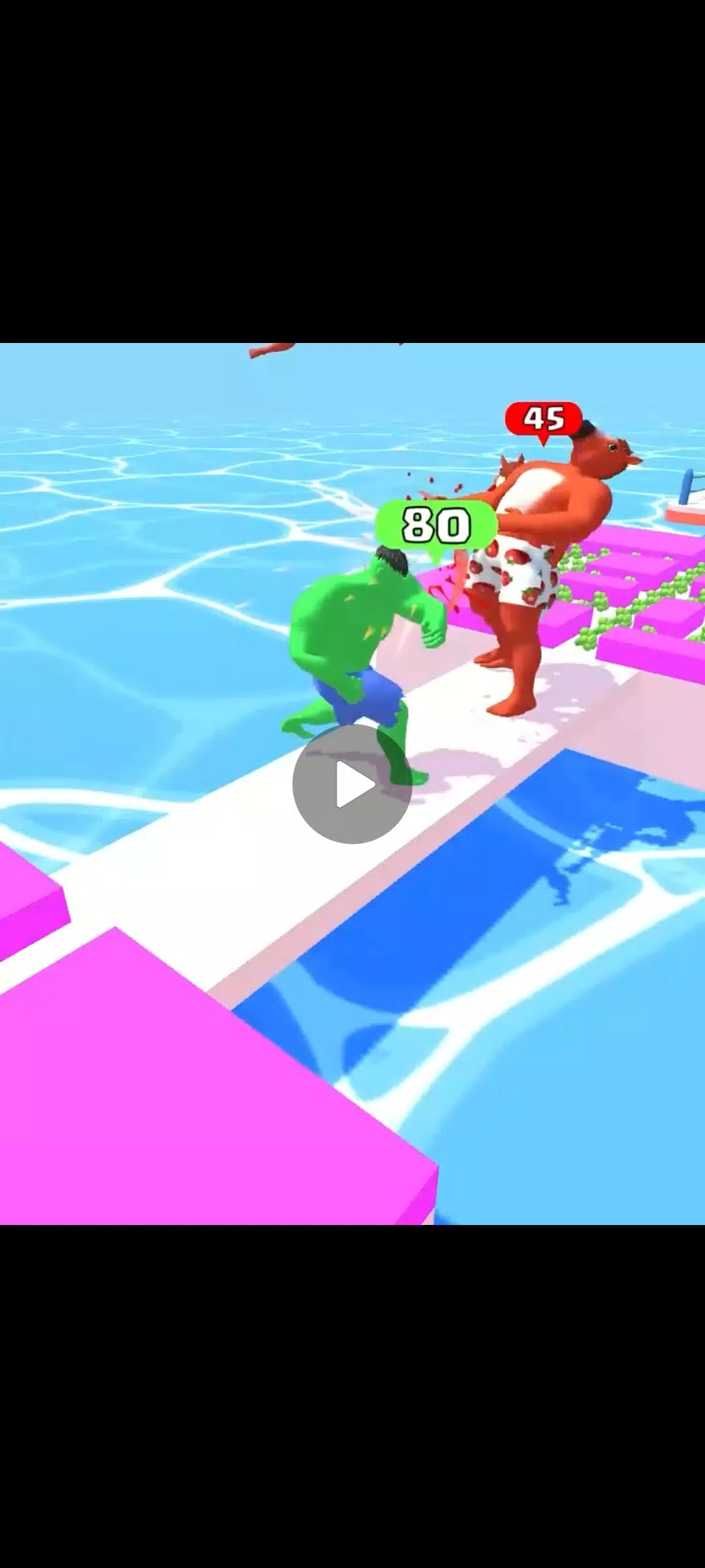 有力的破折号3d