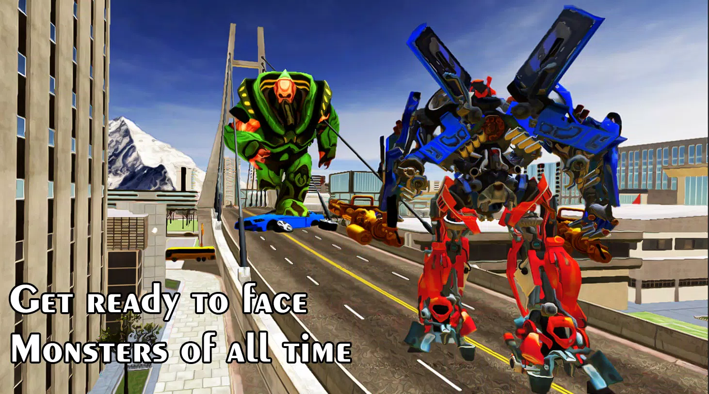 飞行机器人汽车改造战争