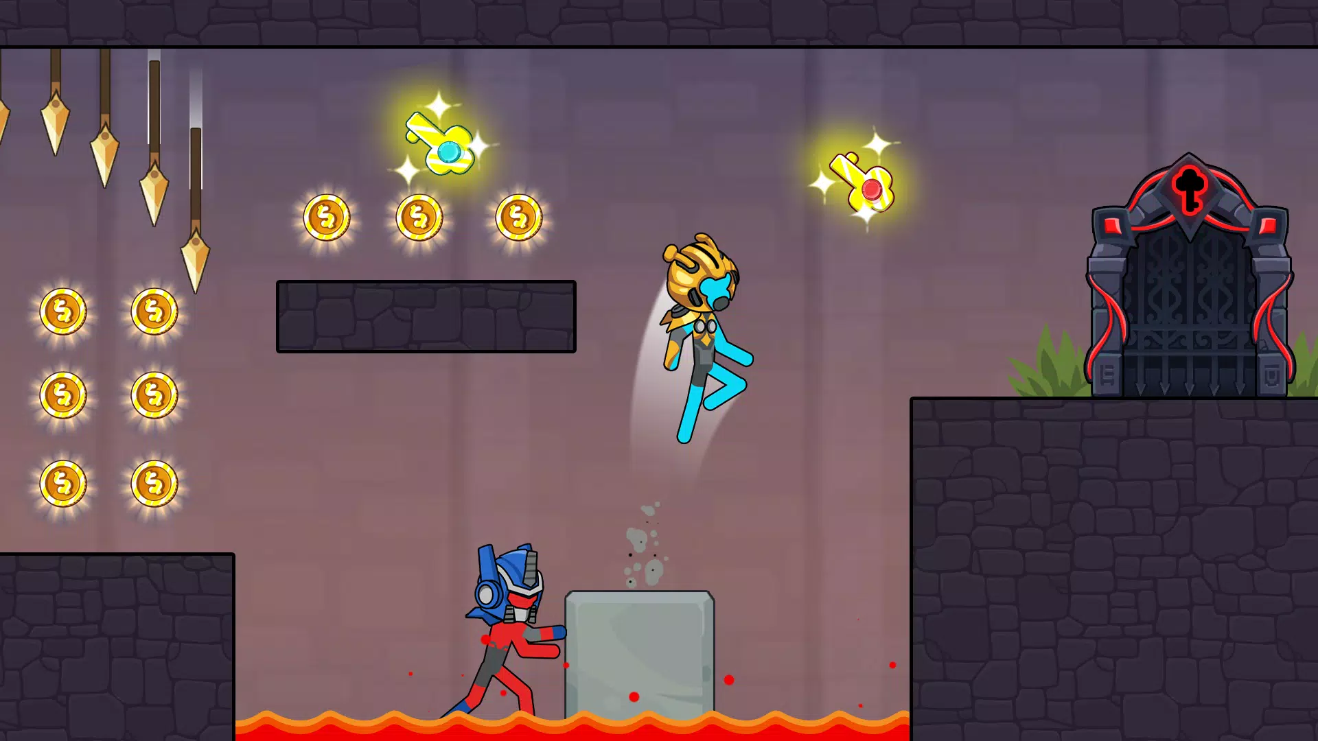 棒红色和蓝色3 棒红色和蓝色3