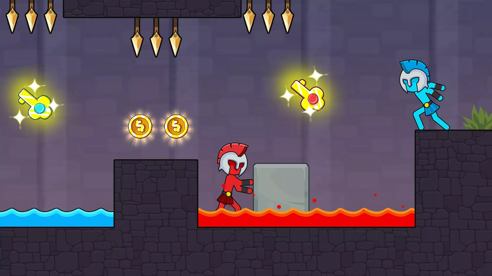 棒红色和蓝色3 棒红色和蓝色3