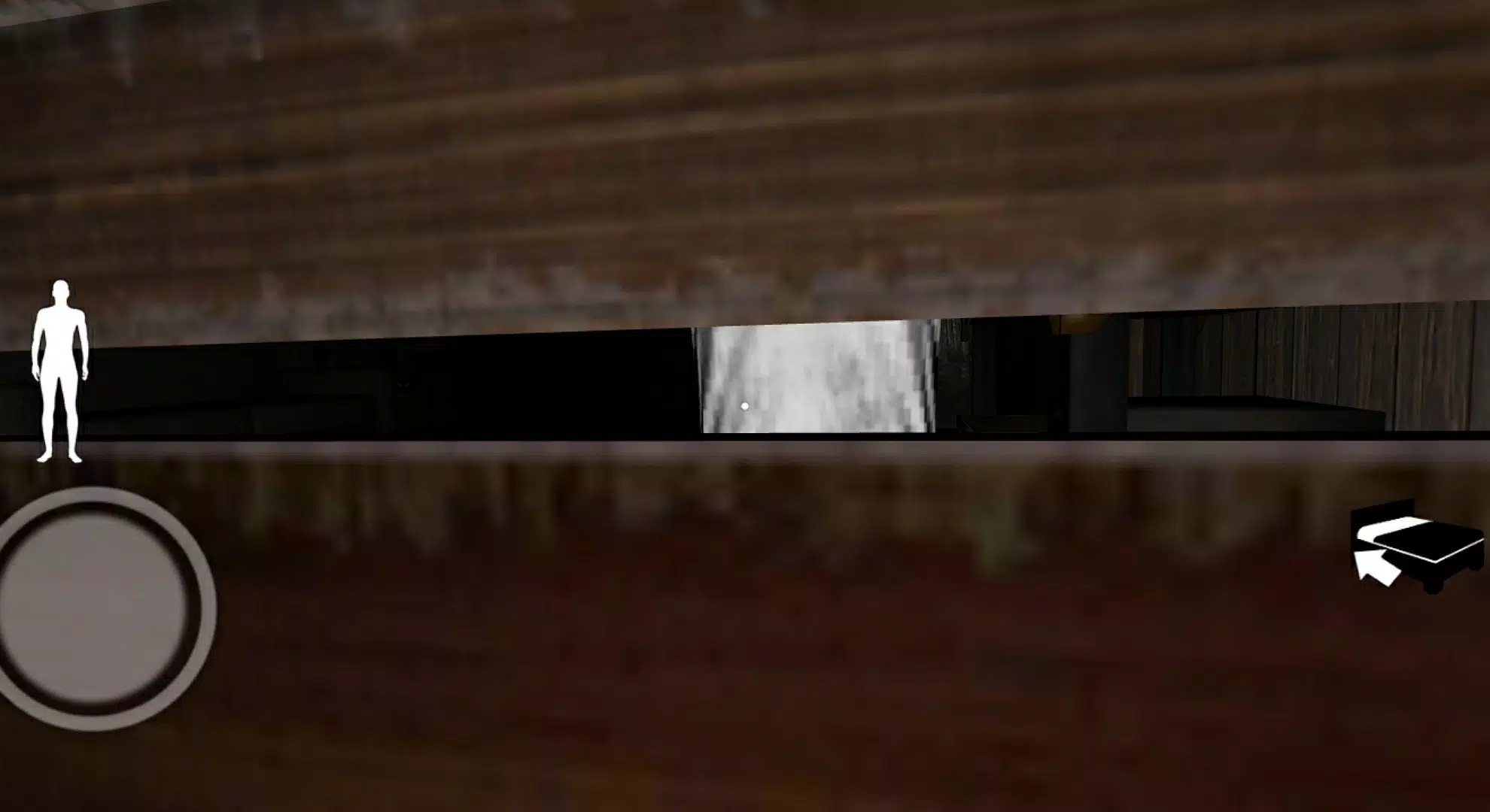 黑暗的房子弧形可怕的女人