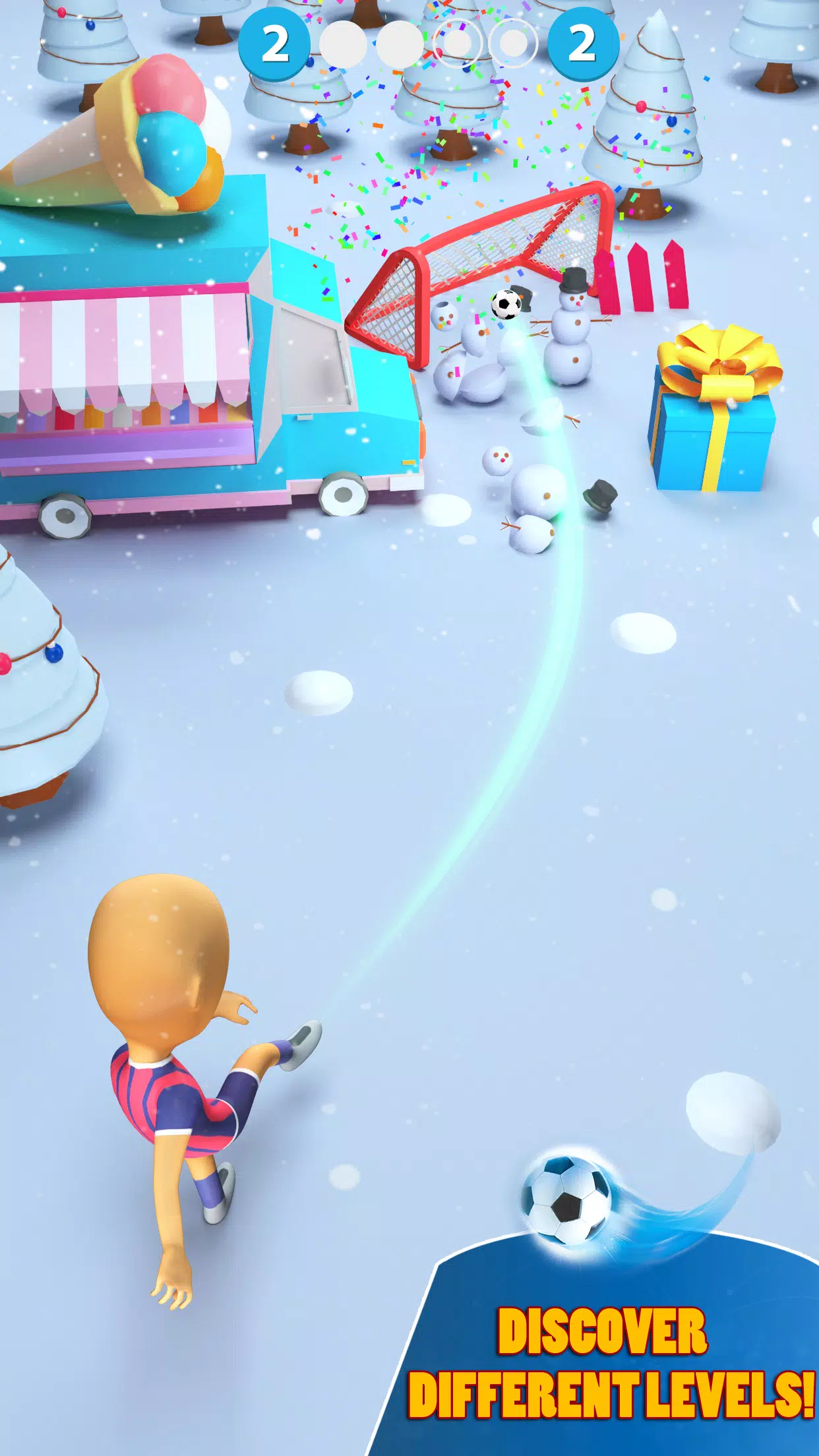 香蕉踢：足球游戏