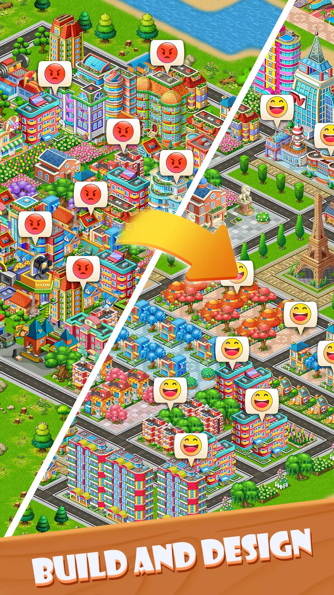 最牛设计师 - 合成小镇