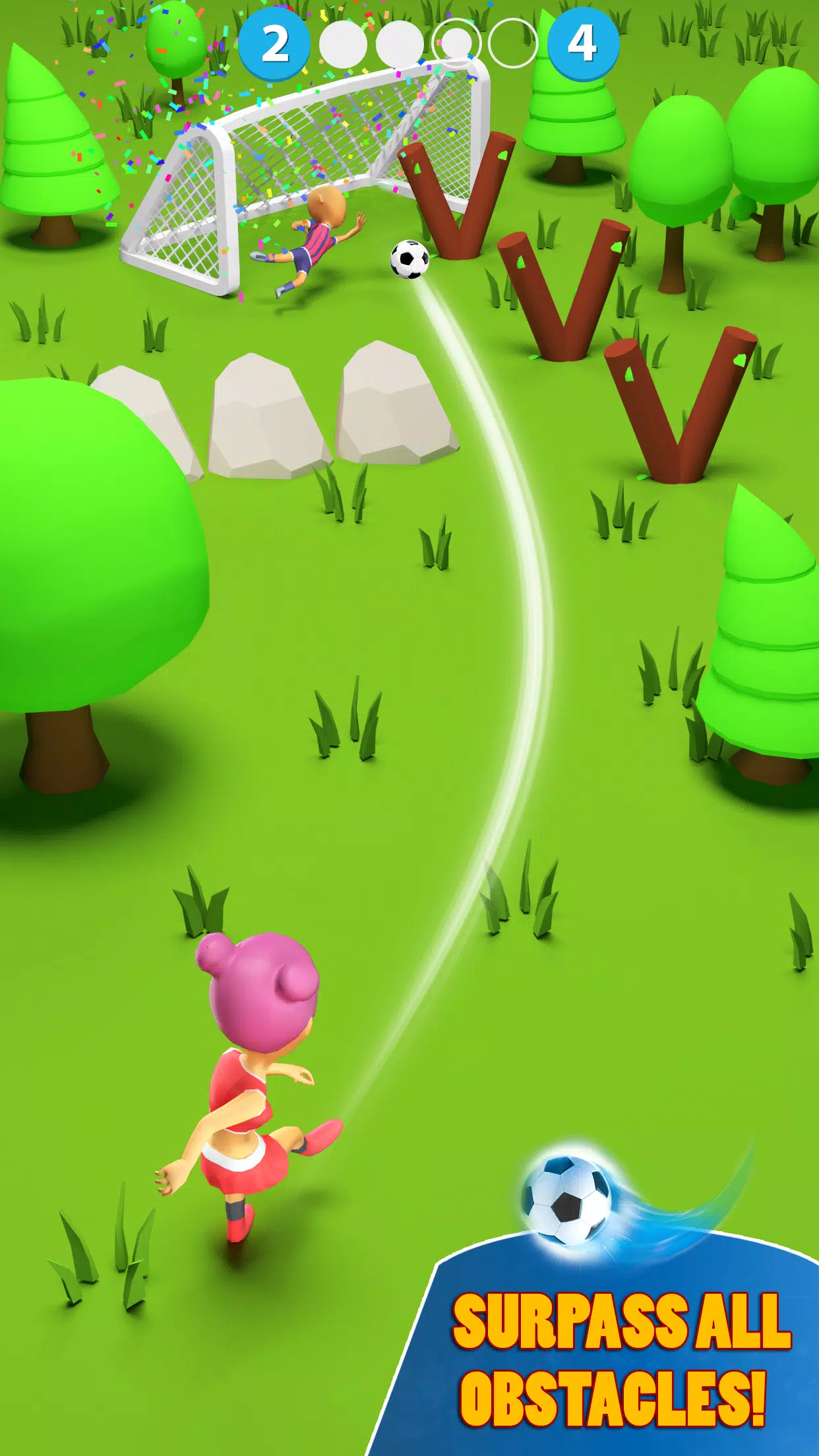 香蕉踢：足球游戏