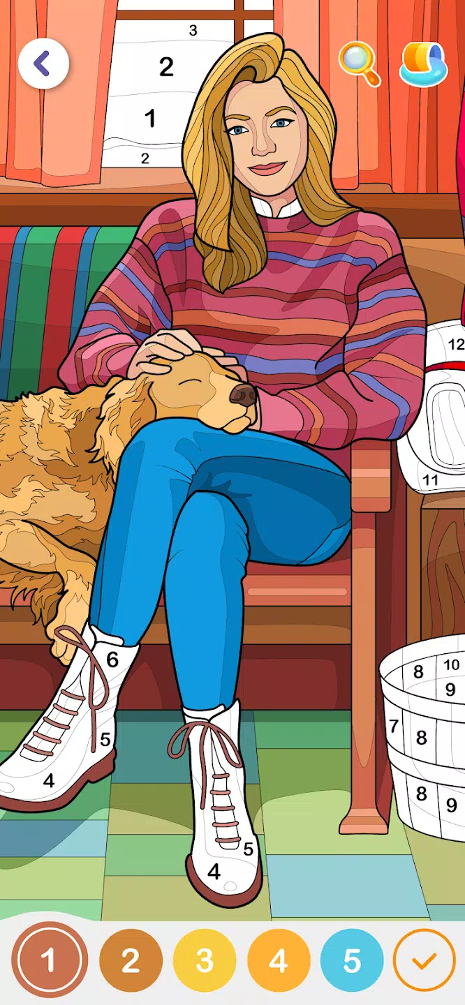 点击彩色艺术绘画(按数字) 点击彩色艺术绘画(按数字)