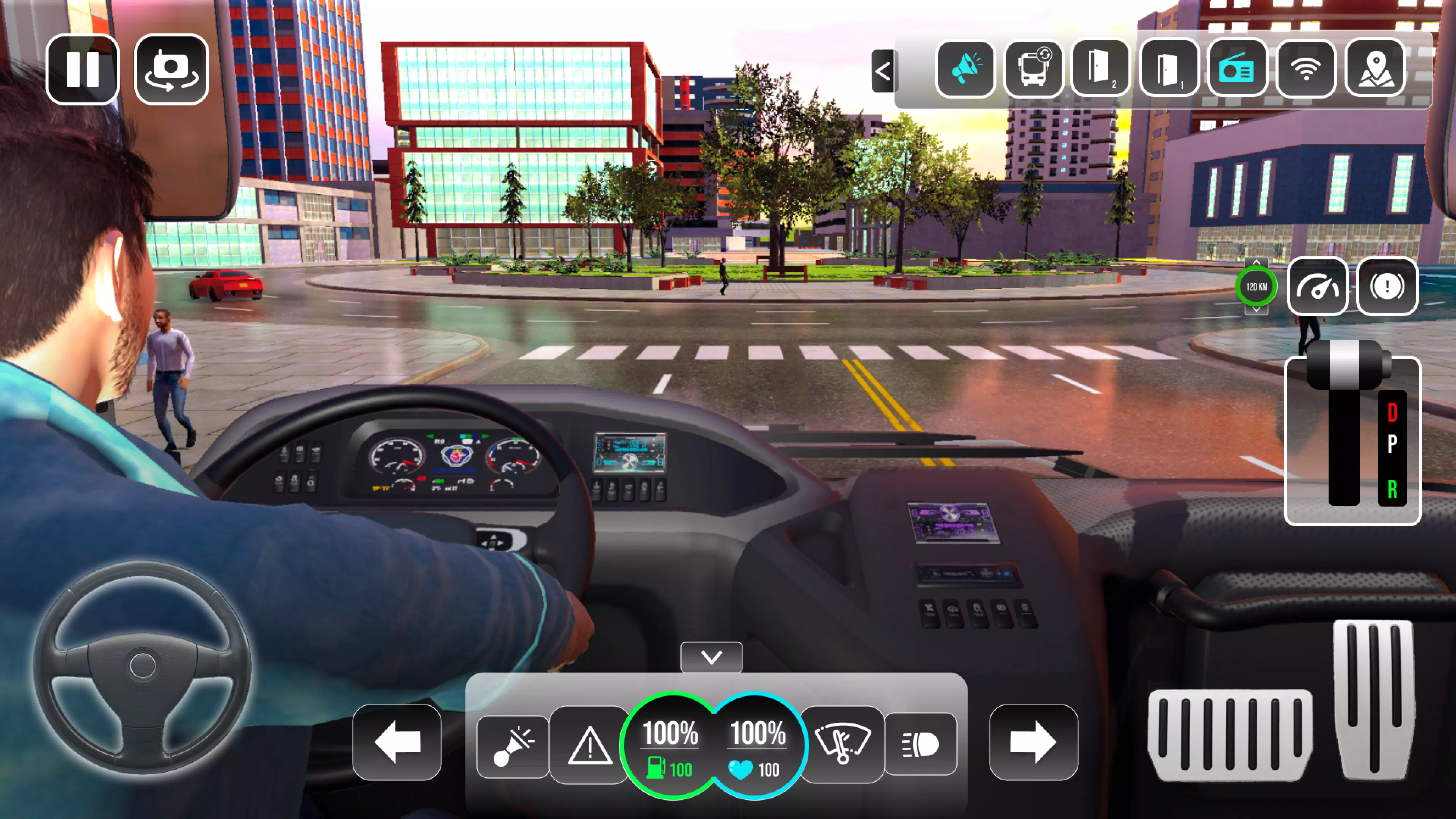 巴士模拟器3D-巴士游戏