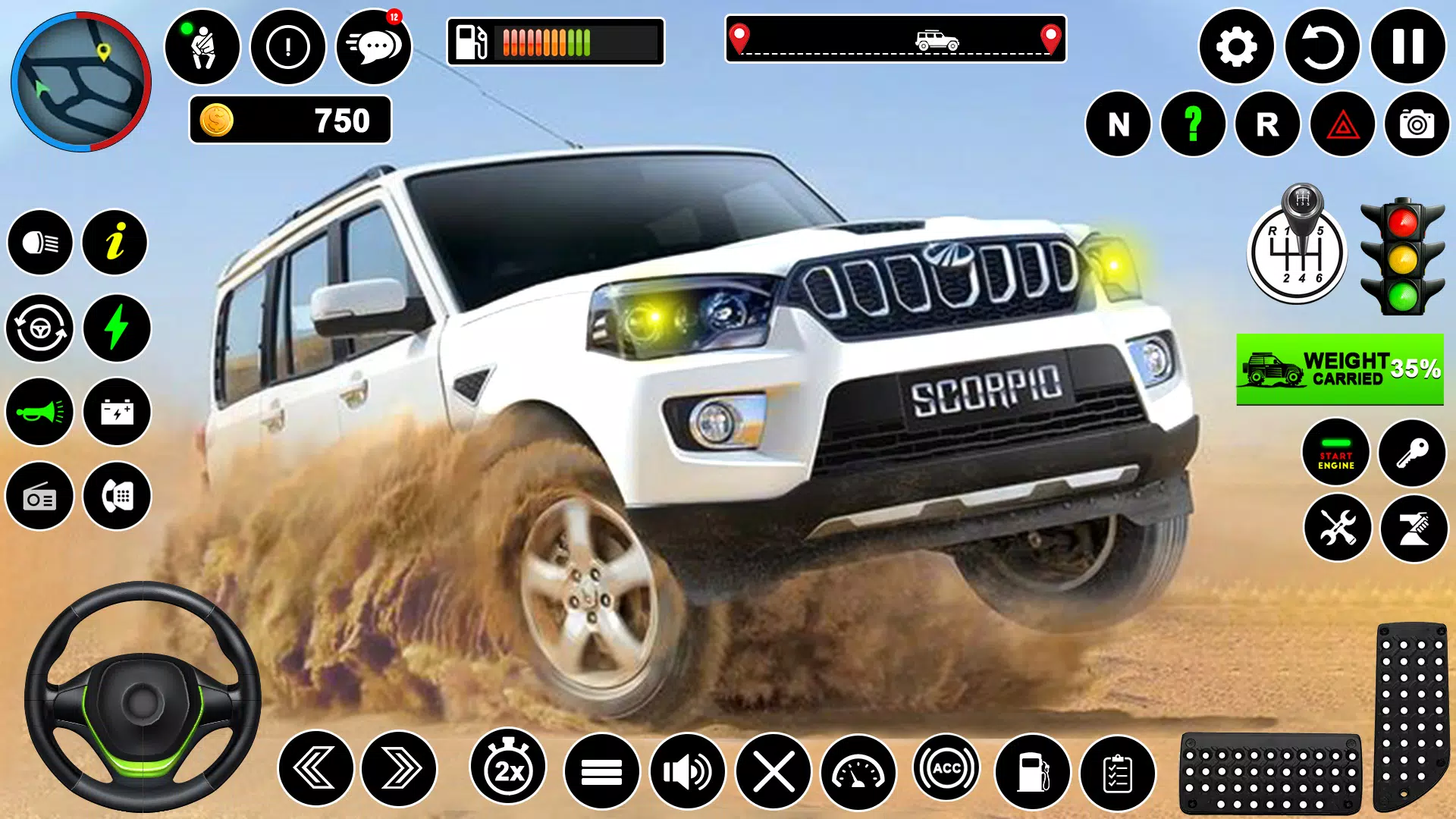 印度人 吉普车 瓦拉 游戏 3D 印度人 吉普车 瓦拉 游戏 3D