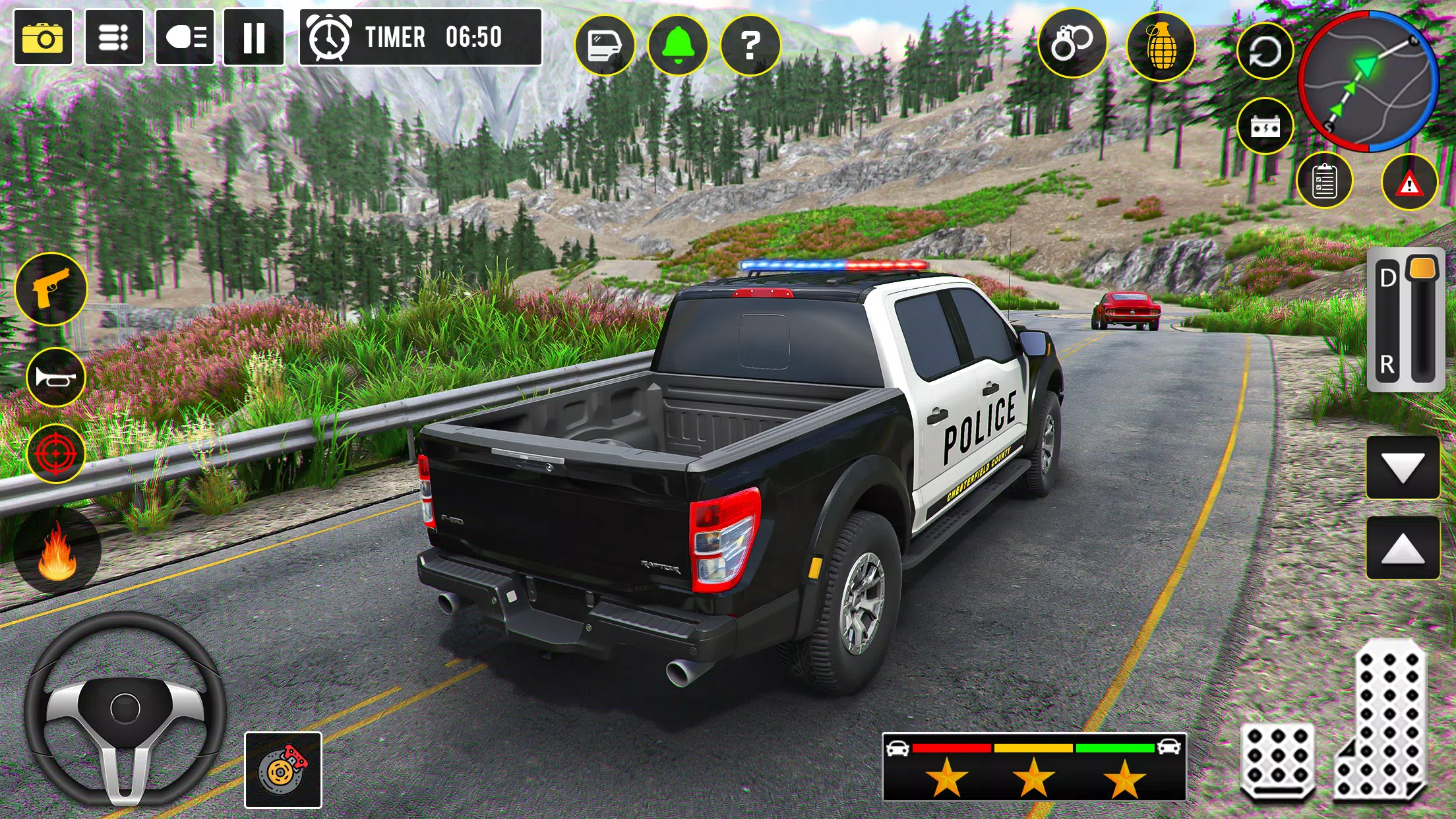 警察黑帮汽车追逐游戏 警察黑帮汽车追逐游戏