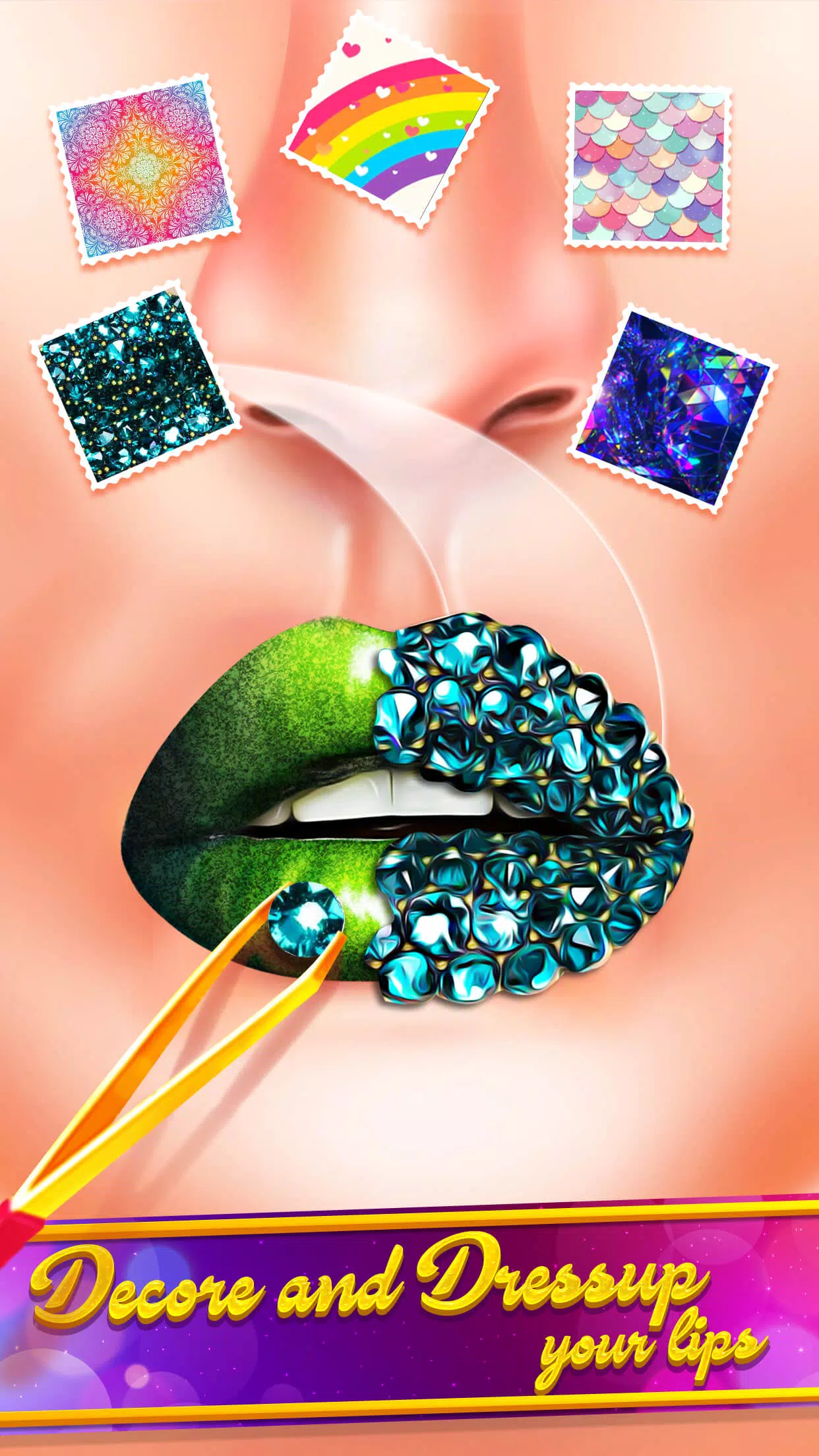 嘴唇艺术：美丽口红游戏