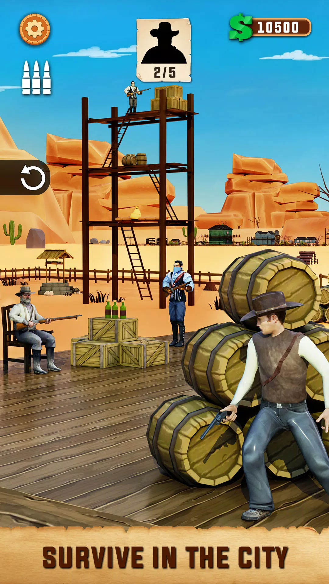 狂野西部牛仔狙击手游戏 狂野西部牛仔狙击手游戏