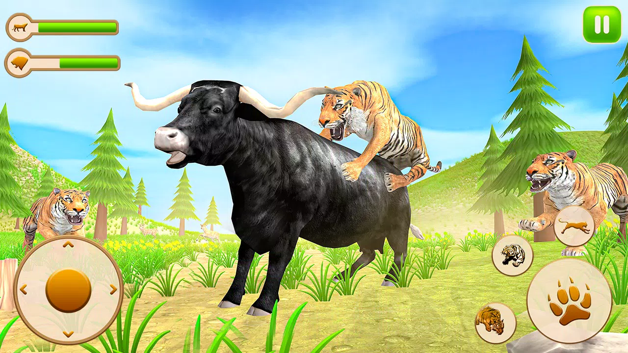 老虎模拟器丛林游戏 老虎模拟器丛林游戏