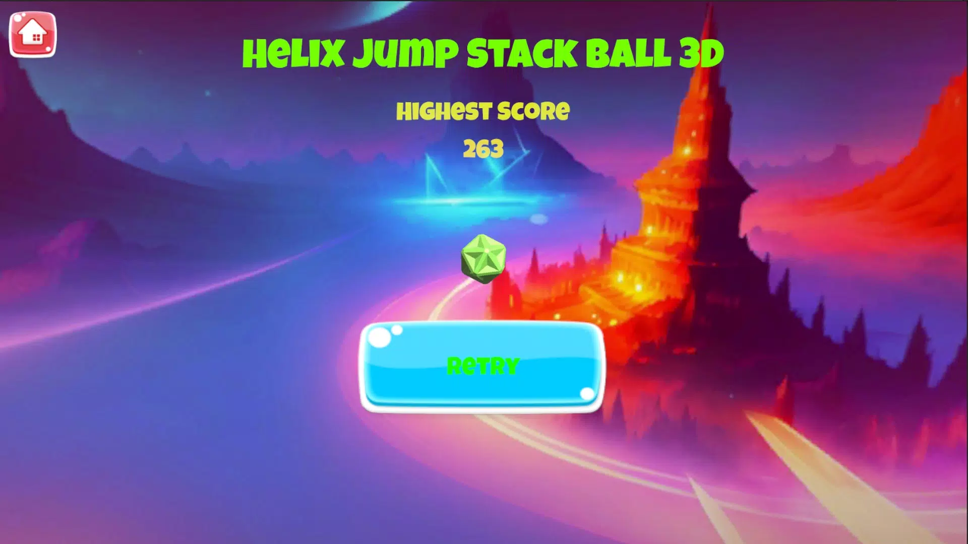 螺旋跳跃：堆叠球3D