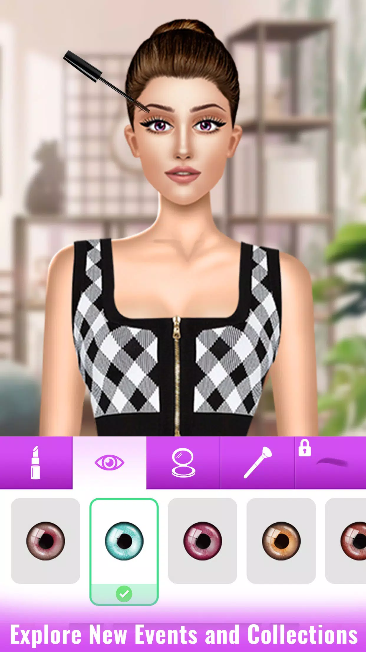 时装秀化妆和打扮