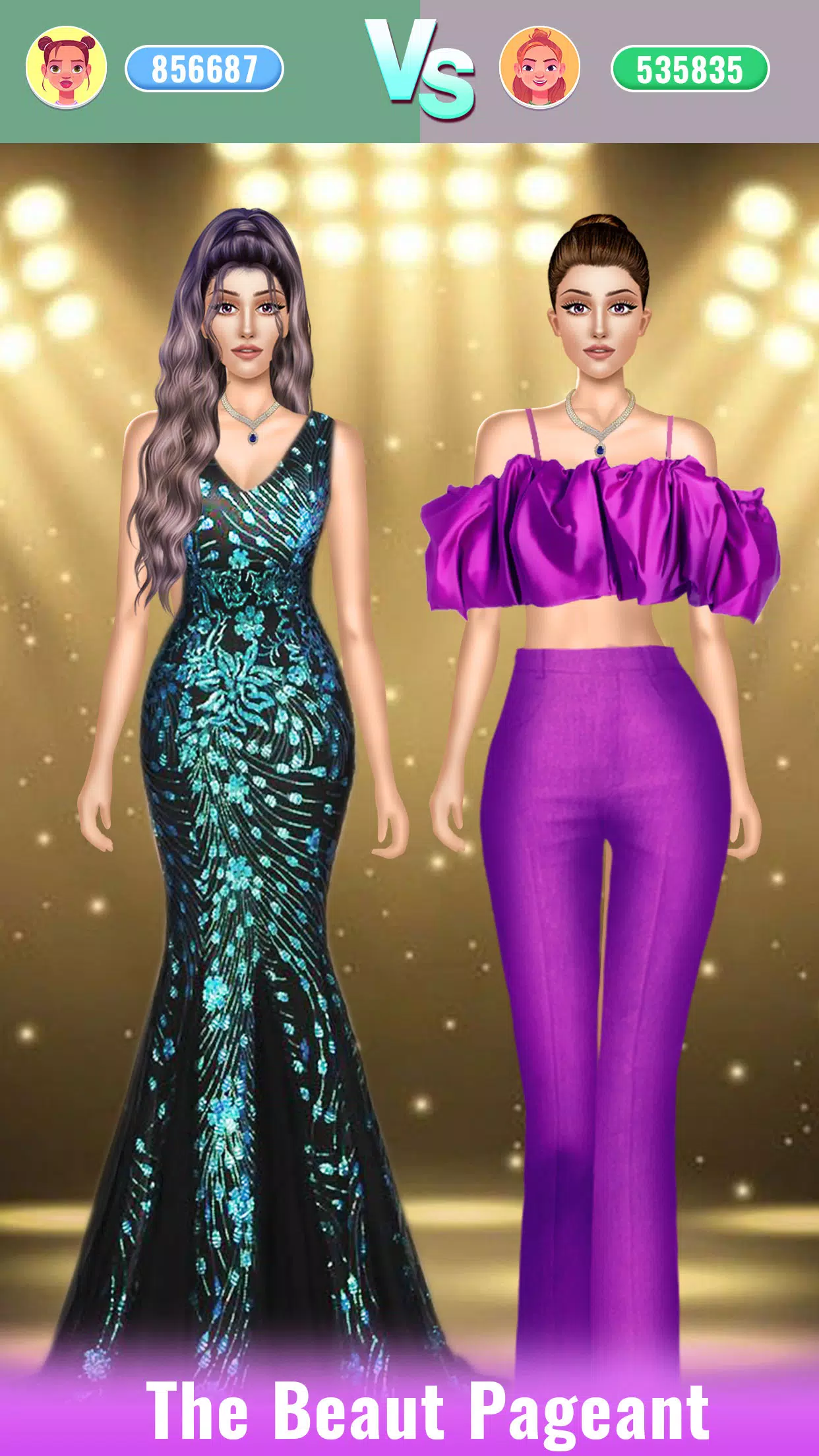 时装秀化妆和打扮