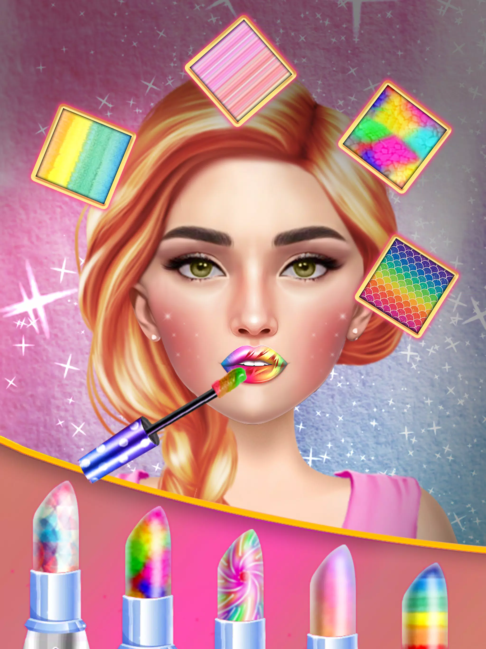 自制嘴唇艺术：口红艺术家