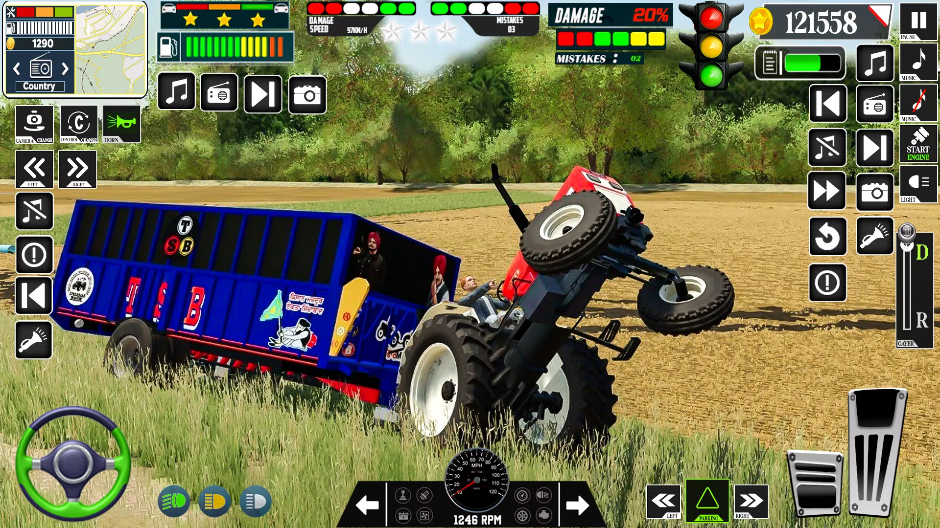 拖拉机驾驶游戏模拟器