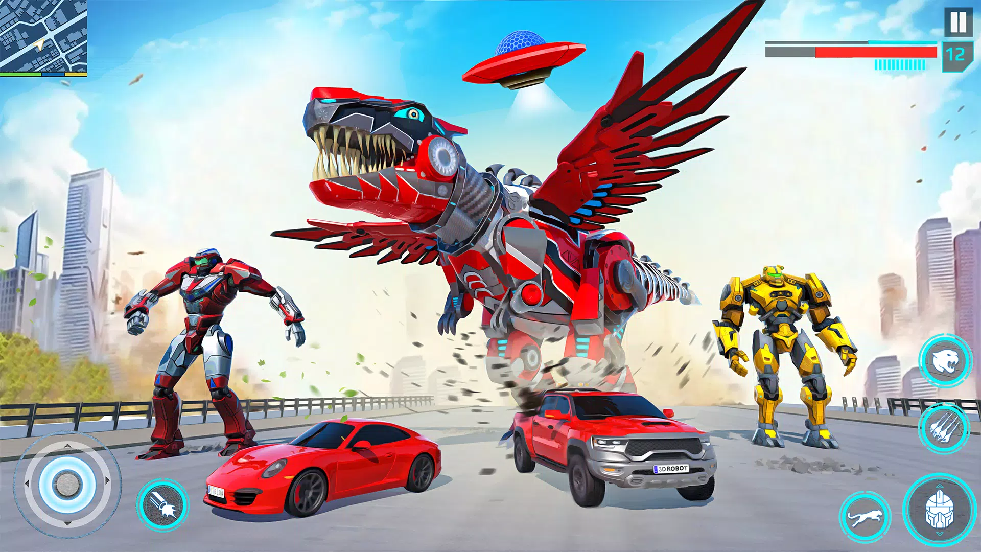 飞车机器人格斗游戏
