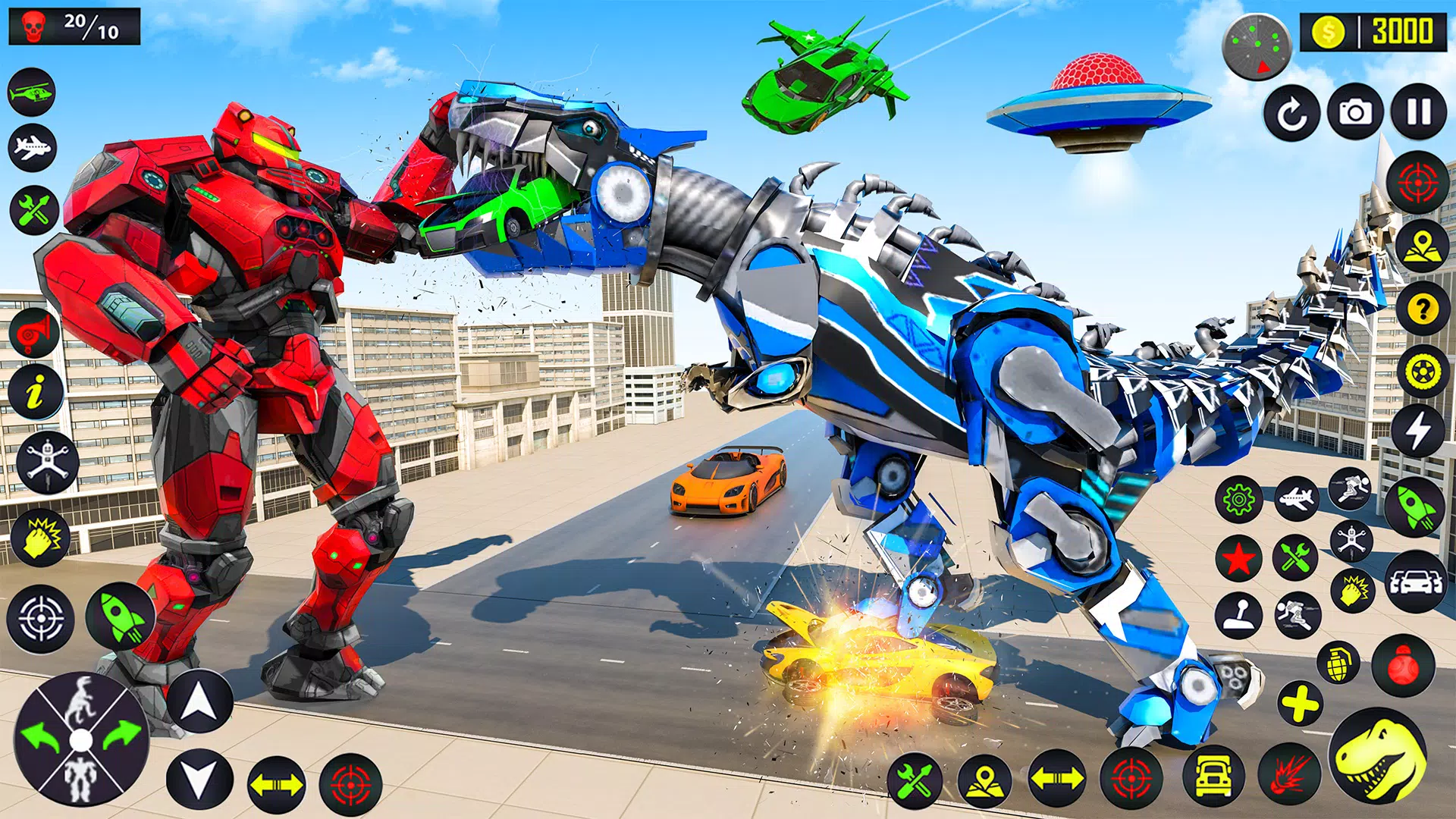 飞车机器人格斗游戏