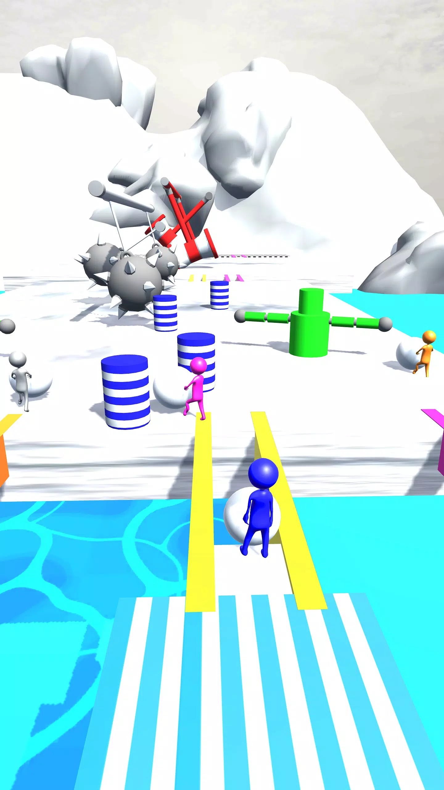 雪人赛跑者:疯狂的雪球比赛 雪人赛跑者:疯狂的雪球比赛