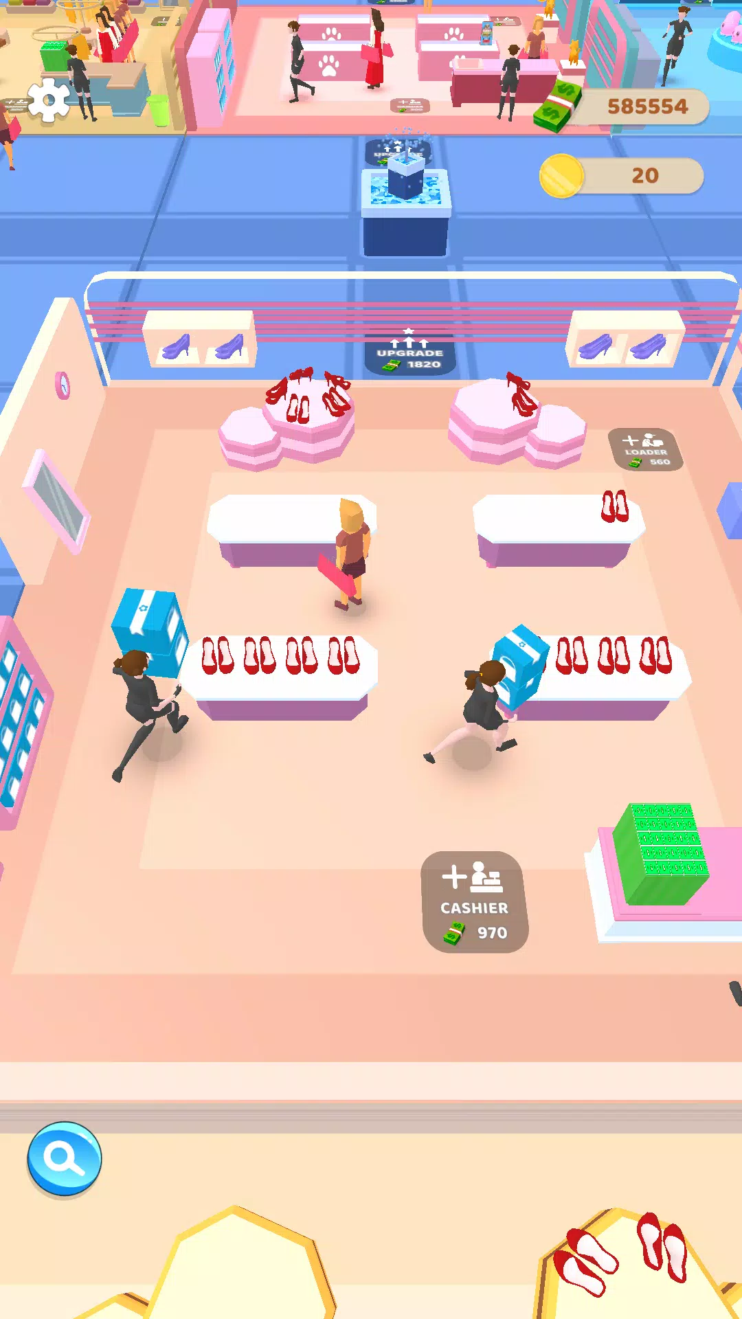 女士在商店闲置 女士在商店闲置