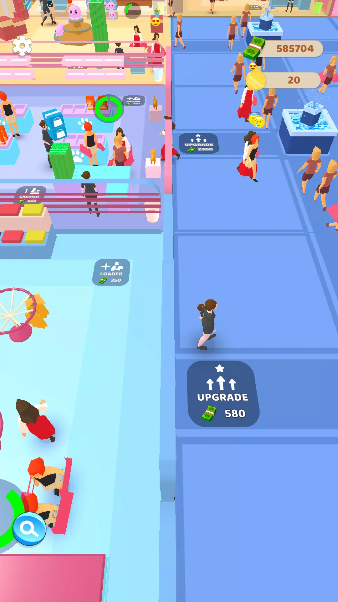 女士在商店闲置 女士在商店闲置