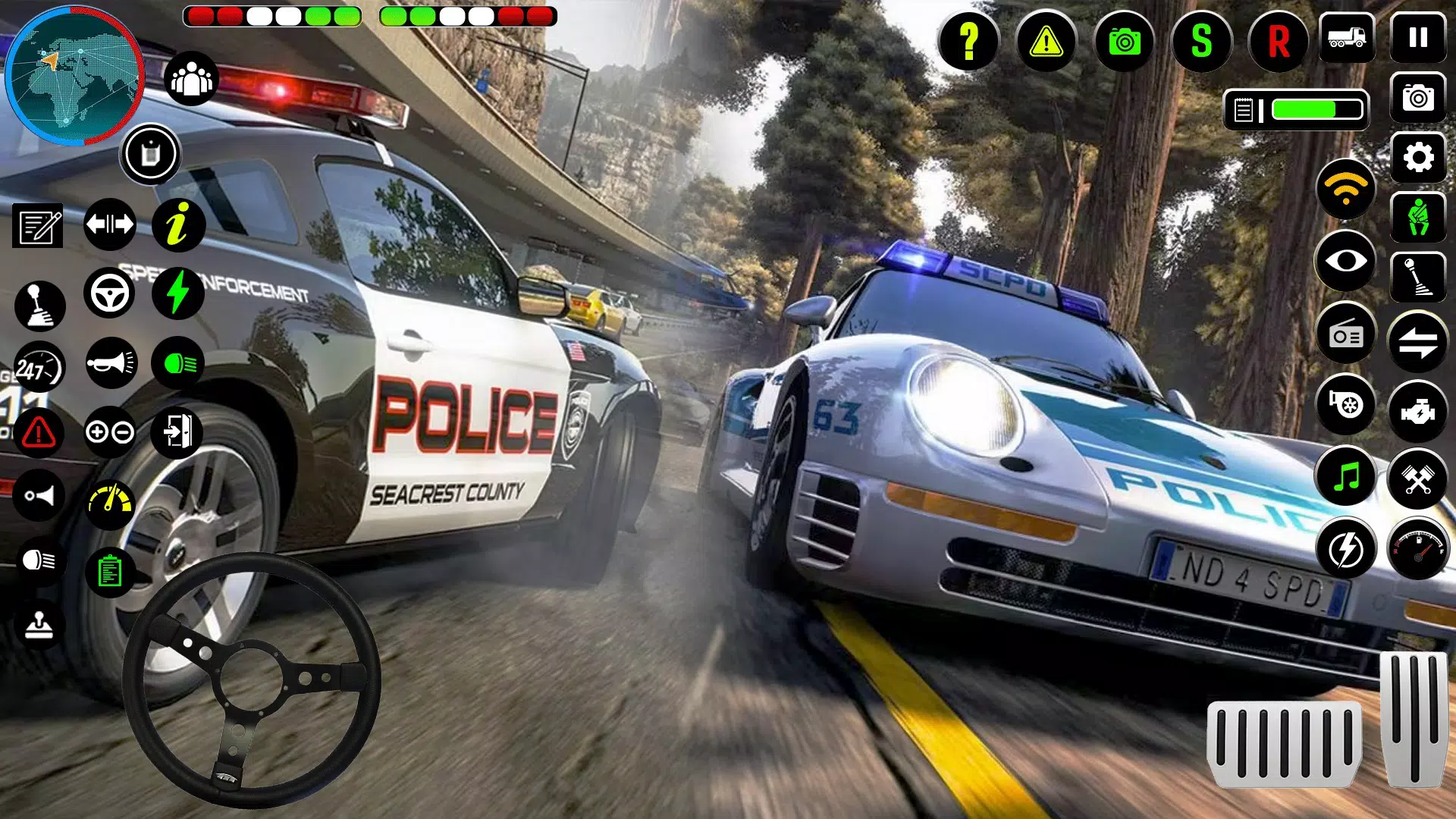警察追捕：汽车模拟器