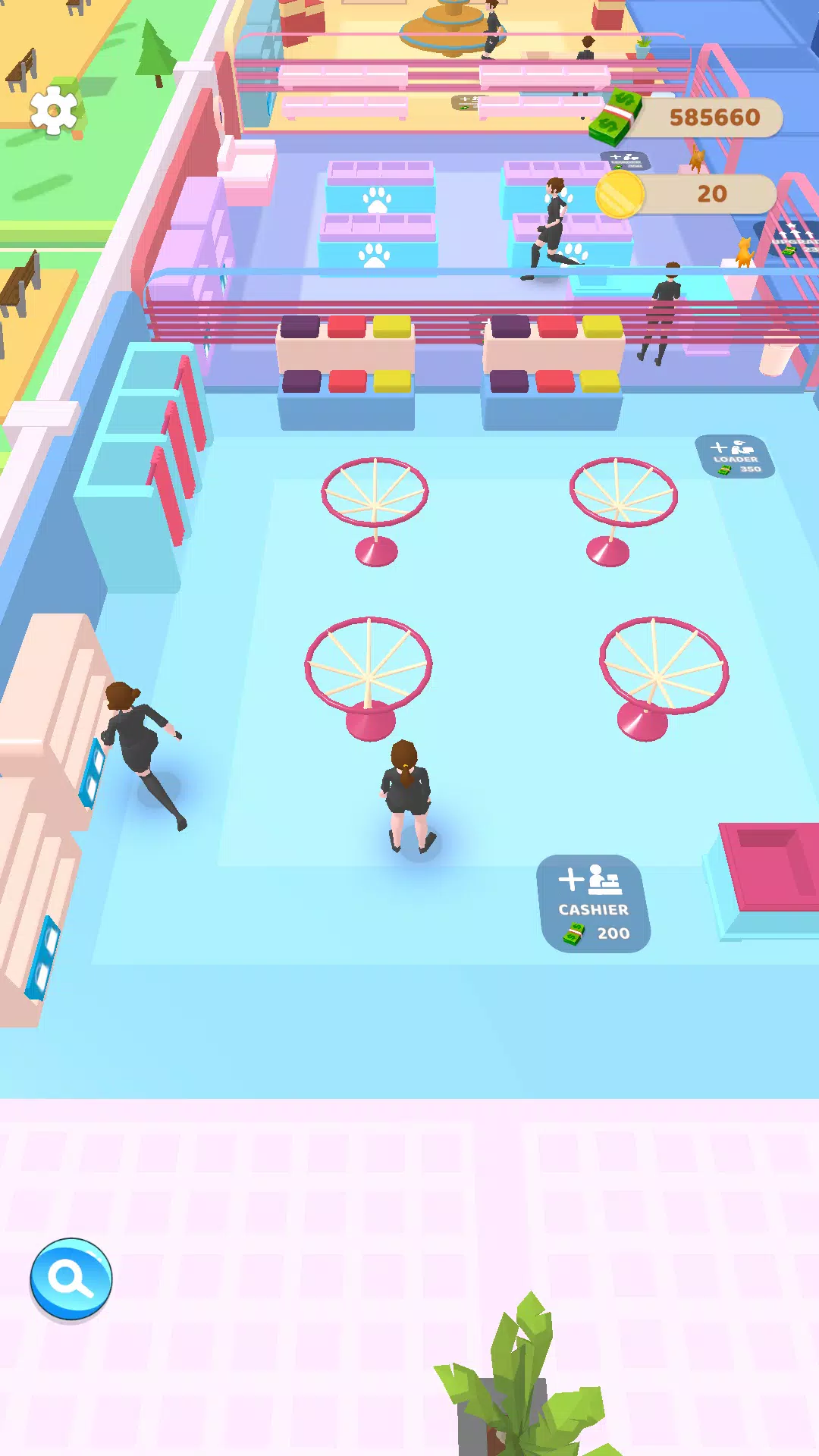 女士在商店闲置 女士在商店闲置