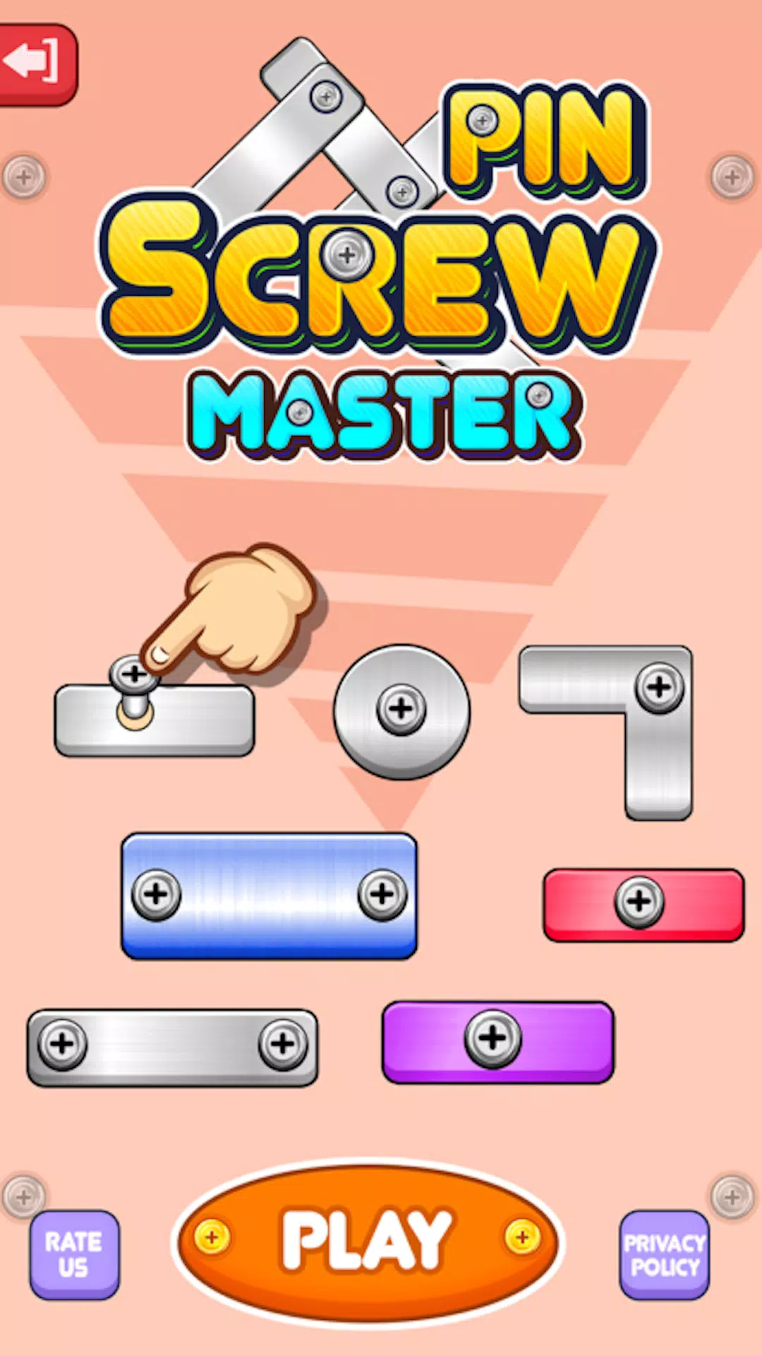 屏幕引脚难题螺母 屏幕引脚难题螺母