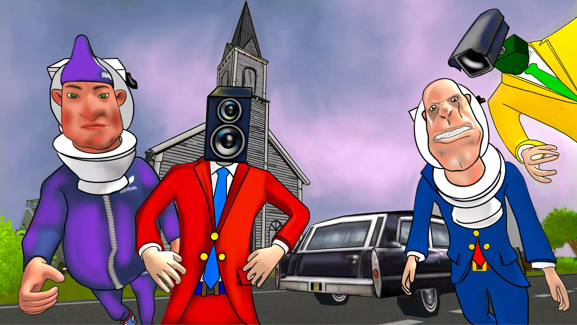 马桶头。Skibidi邻居