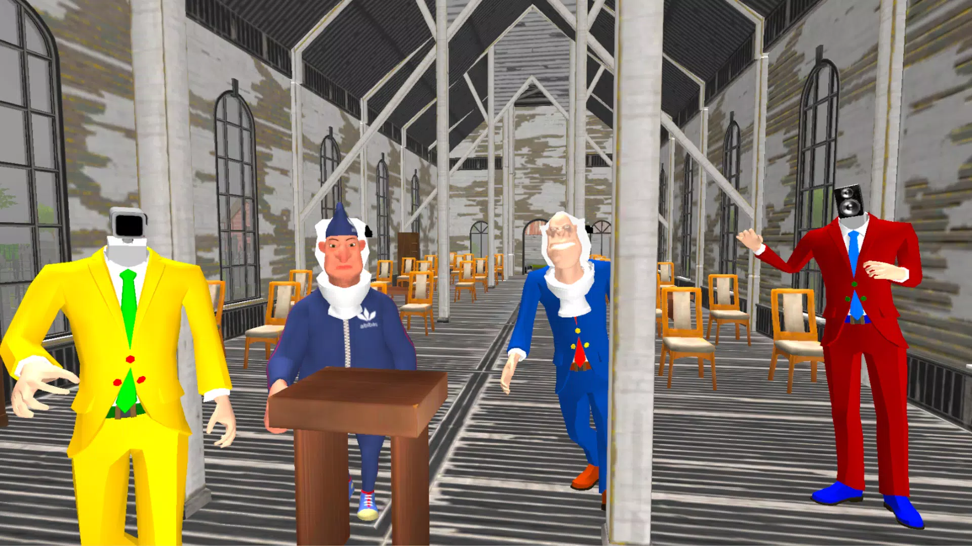 马桶头。Skibidi邻居