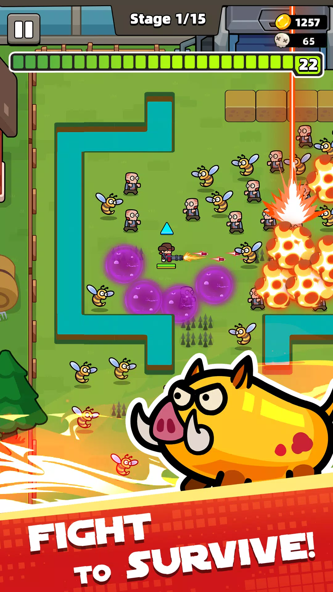 塔幸存者：僵尸攻击