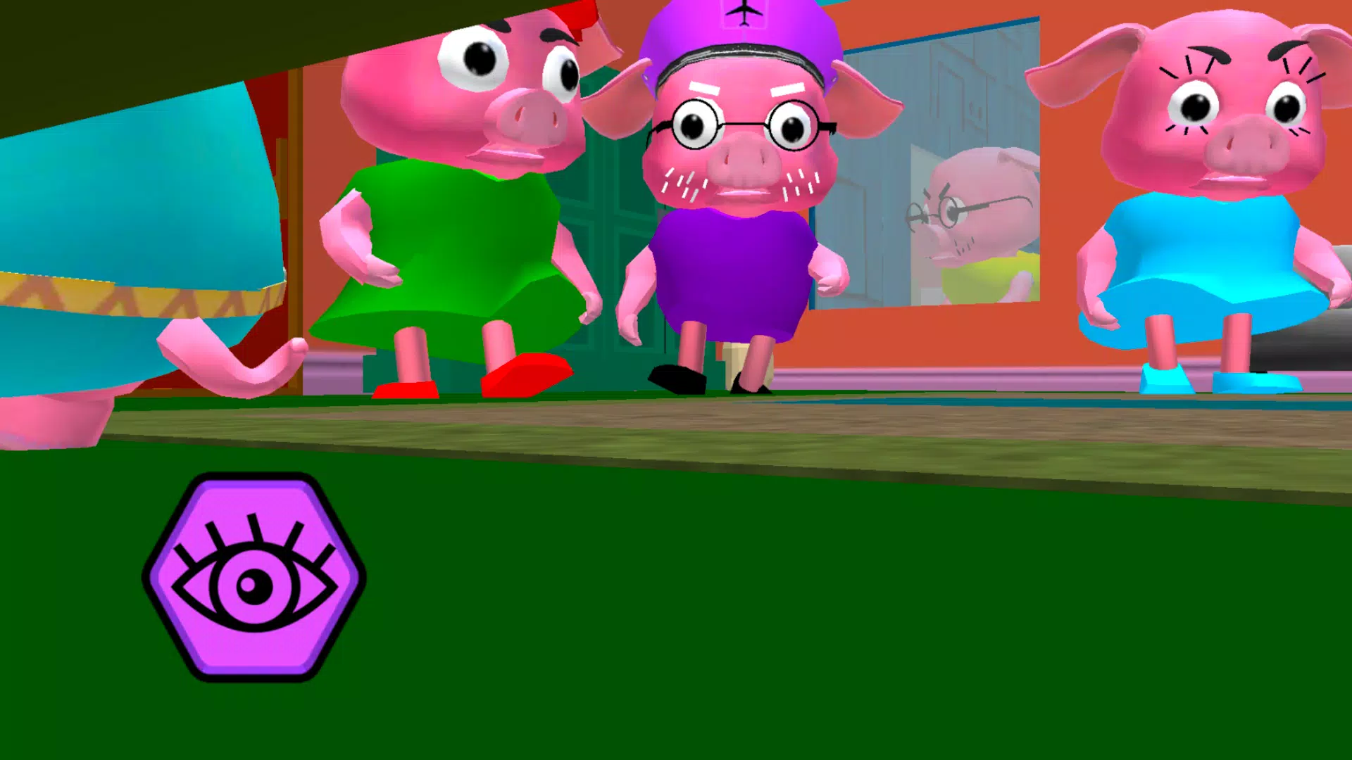 小猪邻居。Obby家族