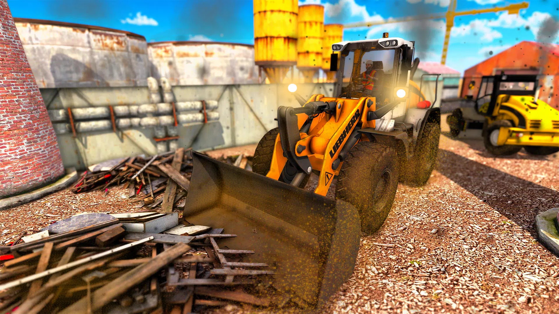 真实的JCB挖掘机模拟器